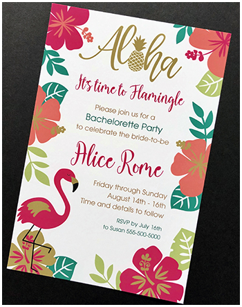 Bachelorette Party Invitation